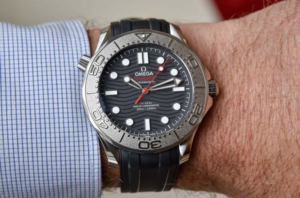 The titanium fake watch is designed for men.